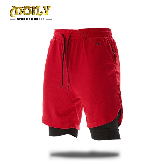 Quick Drying Double Breathable Gym Shorts For Men