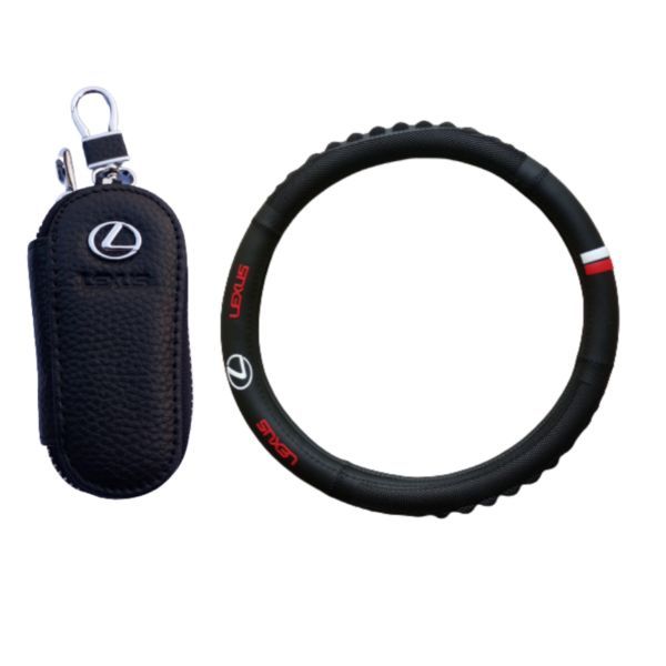 Customized Steering Wheel Cover And Key Holder Pause