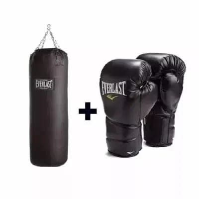 Punching Bag + Boxing Gloves