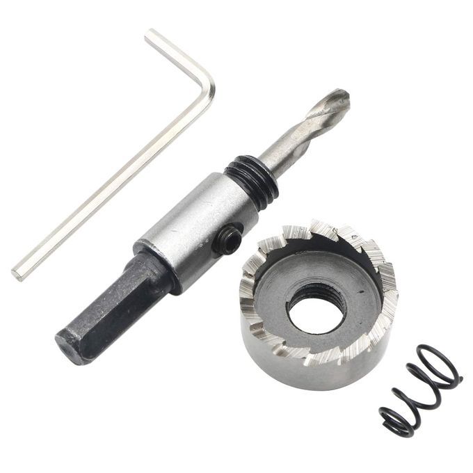 HSS High Speed Stainless Steel Hole Opener Iron Plate Stainless Steel Hole Openner For Thi K   Material-silver-40mm