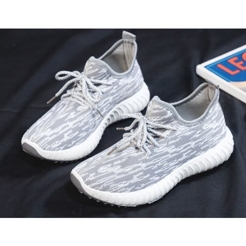 Men's Sneakers - White And Gray