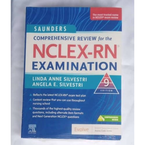 Saunders Comprehensive Review For The Nclex - Rn Examination Ninth Edition