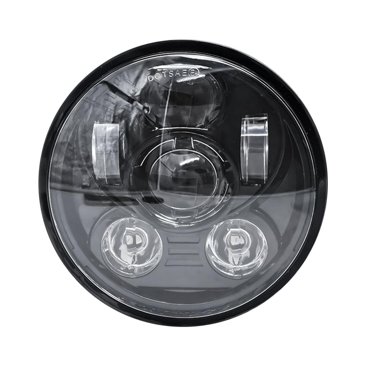 5-3/4'' 5.75 inch Motorcycle LED Headlight with High Low Beam White Light 5.75 inch Round Light