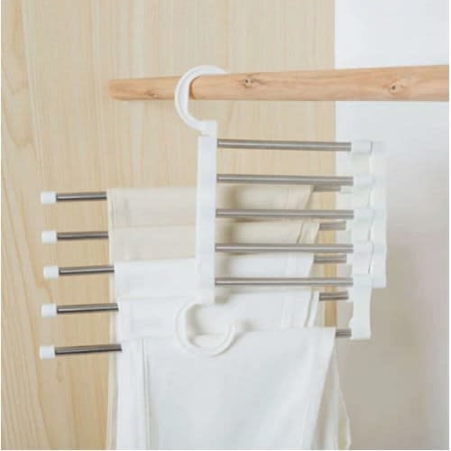 5-in-1 Stainless Steel Multi-functional Pants Rack Hanger