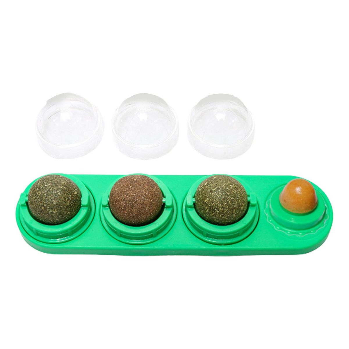 Cats Catnip Ball Teeth Cleaning Cat Toy Green
