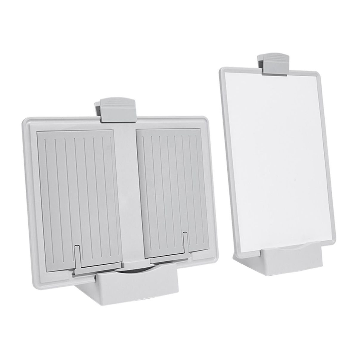 JIELISI  Book Stand Holder Portable Multifunctional Magnetic White Board Paper Clipboard Bookstand Reading with Pen Slot Support for Reading Hands Free Student Children Writing Bracket Office Accessories Office School Supplies