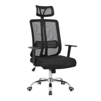 A Set Of Office Table With Office Executive Chair