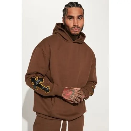Jay Stan Hoodie And Joggers - Brown