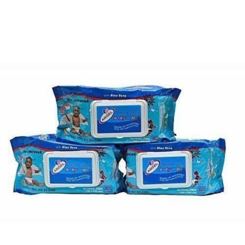 Angel Baby Wipes - 125pieces X 3