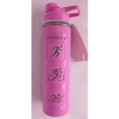 Pink Portable Water Bottle