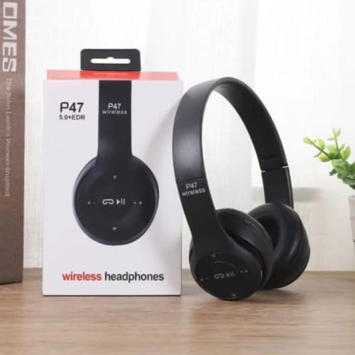 P47 Bluetooth Headphone - Black
