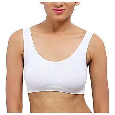 Ladies Sports Bra - White
