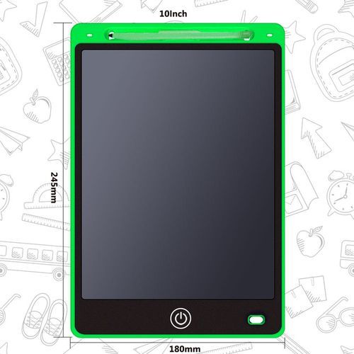 8.5/10 Inch Pad LCD Drawing Tablet Electronic Drawing Writing Board Colorful Handwriting Boy Girl Kids Children Toys Gift(#10Inch Green)