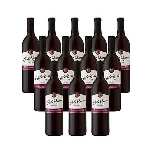 Sweet Red Wine 75cl 9% Alcohol- 12 Bottles