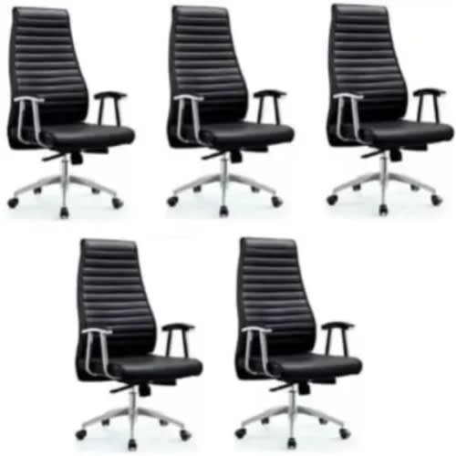 High Back Executive Office Chair - 5pcs - Black