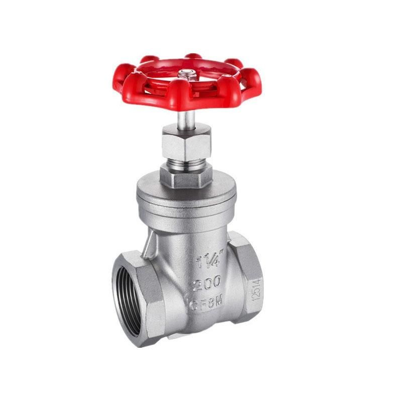Valve Manufacturer 201/304/316 Stainless Steel Internal Thread Gate Valve Z15w-16p Threaded Gate Valve Water Meter Valve
