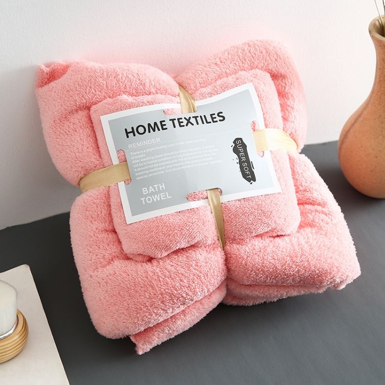 Coral Fleece Bath Towel + Towel Set
