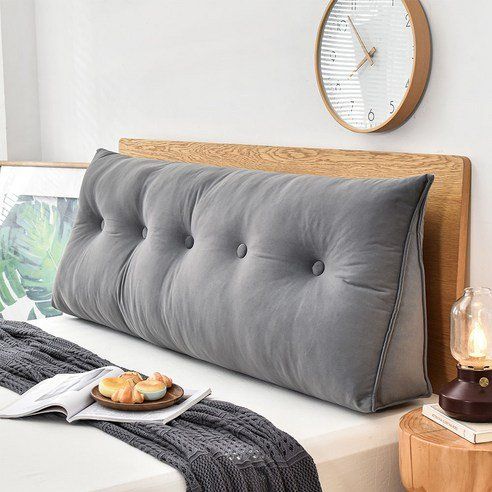 Soheim Triangular Velvet Microfiber Head Large Cushion