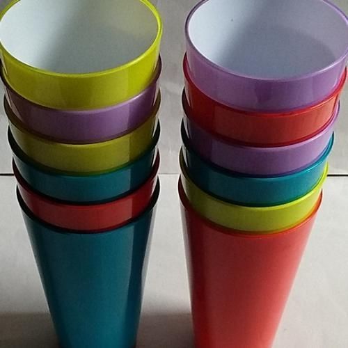 Colorful Acrylic Cup Set Of 12 Souvenir Pack