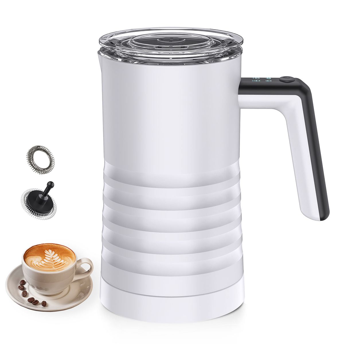 Electric Milk Frother And Steamer 4 In 1 Automatic Milk