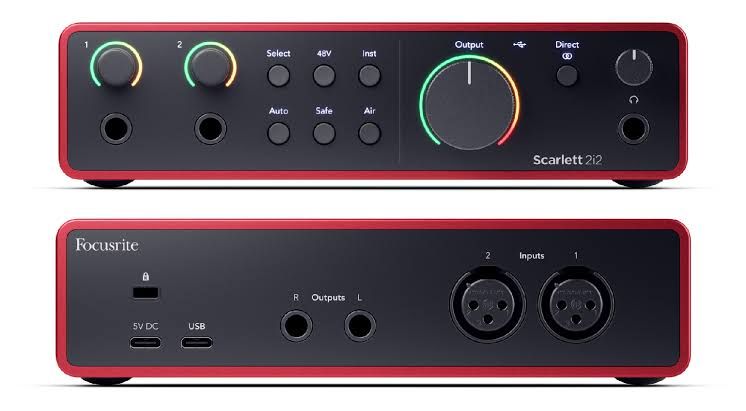 Scarlett 2i2 USB-C Audio Interface (4th Generation)