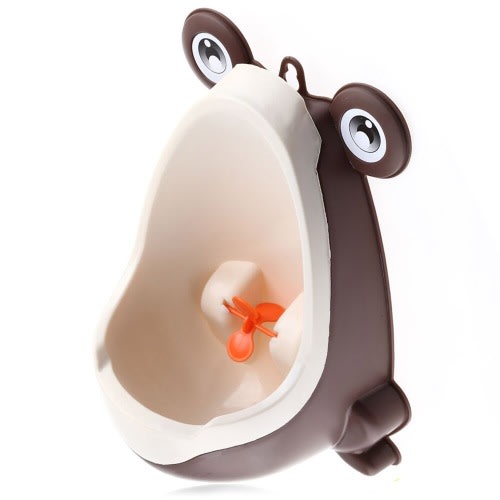 Wall Mounted Urinary Stand For Kids Potty Toilet - Brown