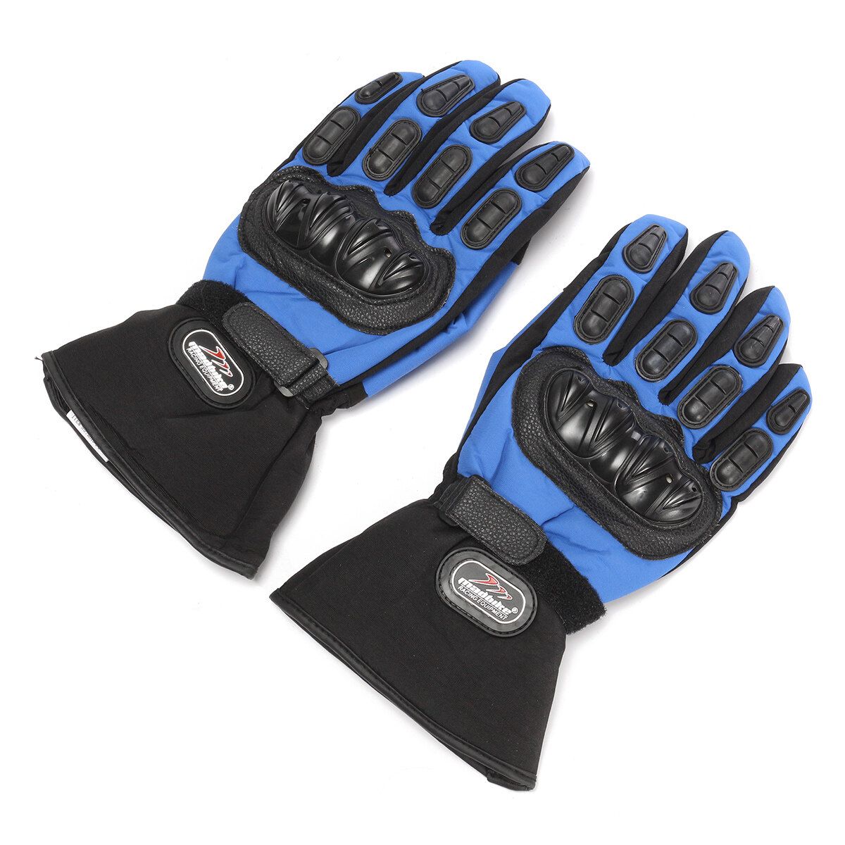 1Pair Waterproof Motorcycle Motorbike Racing Riding Outdoor Sport Mittens Blue 2XL Blue 2XL