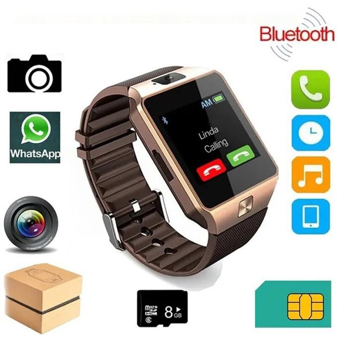 New DZ09 Gold Smart Watch   Pressure Watch for Ios Android