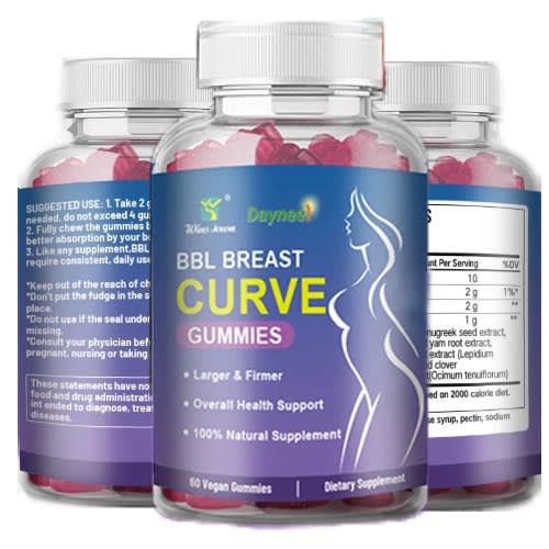 Daynee Bbl Breast Curve Gummies - 60 Gummies