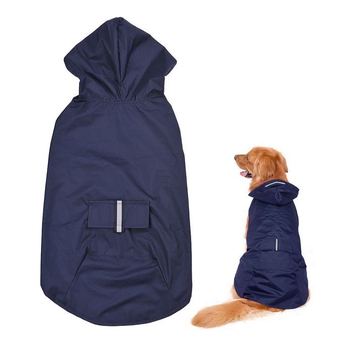 6XL Reflective Pet Dog Rain Coat Raincoat Rainwear With-6XL