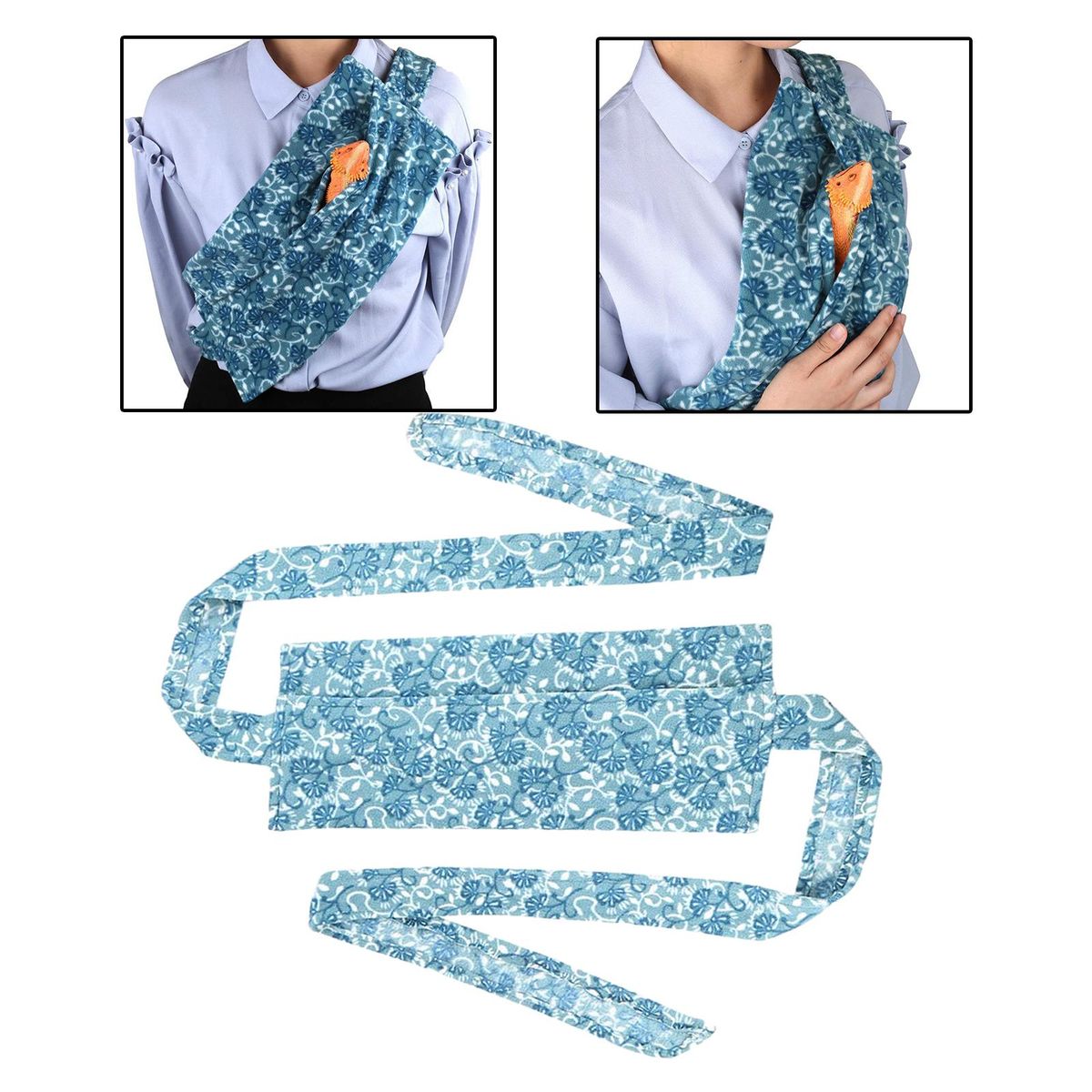 Adjustable Lizards Sling Carrier Travel Bag For Reptile Chinchilla