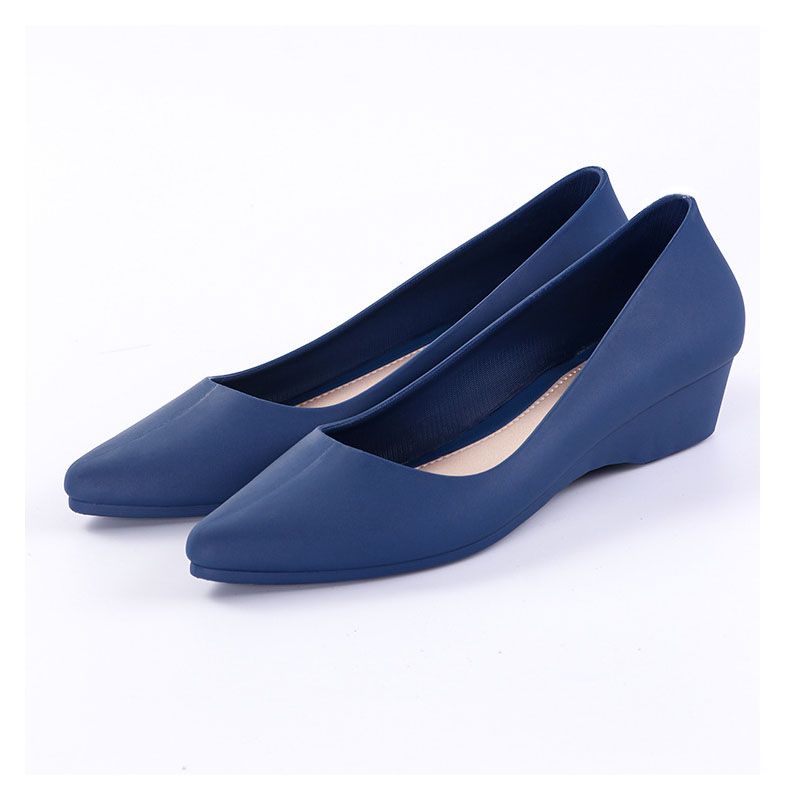 Women Sandals Wedge Heel Anti-slip Pointed Waterproof Shoes