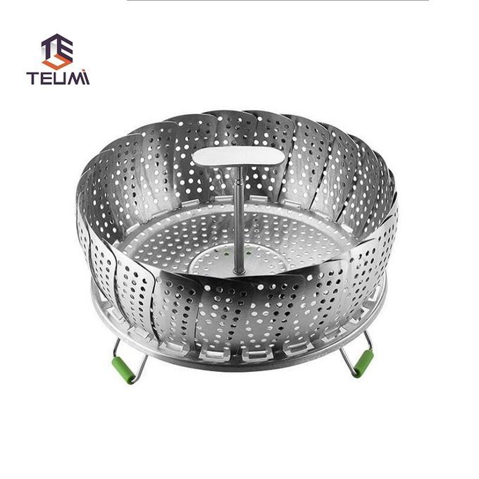 Stainless Steel Folding Steamer Retractable Folding Set