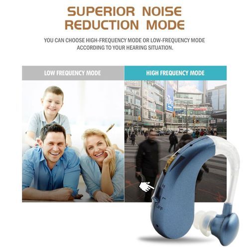 GE-T10 Rechargeable Hearing Aids For Deafness (Blue)