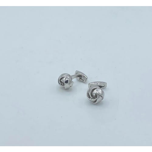 Knitted Silver Inspires Men's Cufflinks