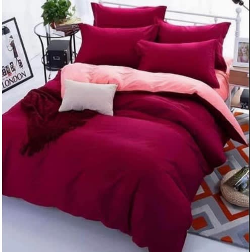 Reversible Plain Duvet Cover