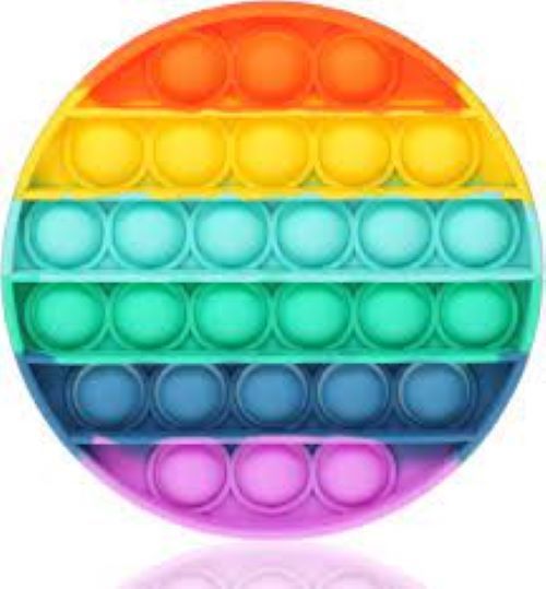 Rainbow Pop It - Circle