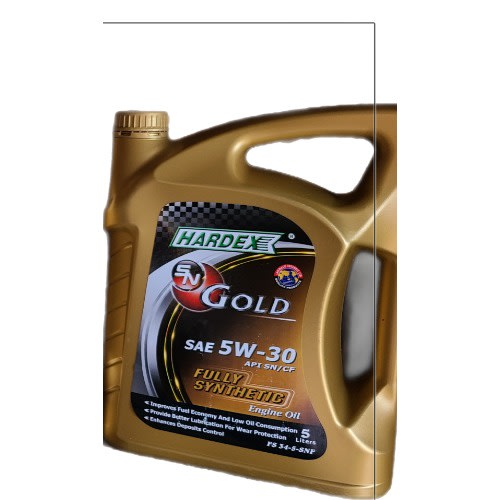 Hardex Gold Fully Synthetic Sae 5w-30 Engine Oil 5liters
