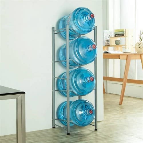 4 Layers Water Dispenser Bottle Rack Organizer