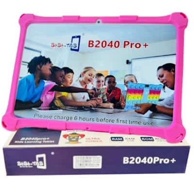 B2040 Pro+ Kids Tablet 5g - 10.1" - 256GB ROM - 6GB RAM - Dual Sim - Android 12 - 6000mAh - Pink