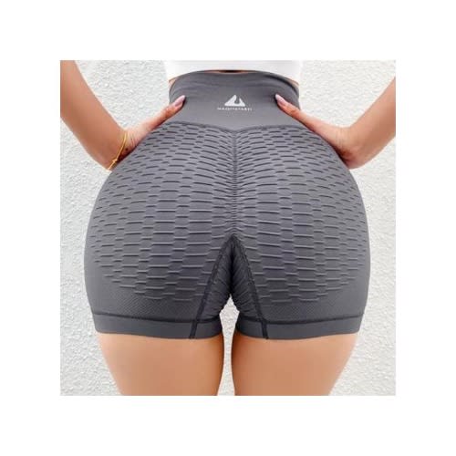 Women High Waist Yoga Shorts - Gym Thight - Tummy Control Pantleggings