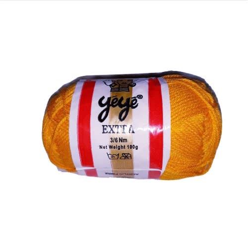 100 Grams Yeye Extra Yarn - Mustard Yellow