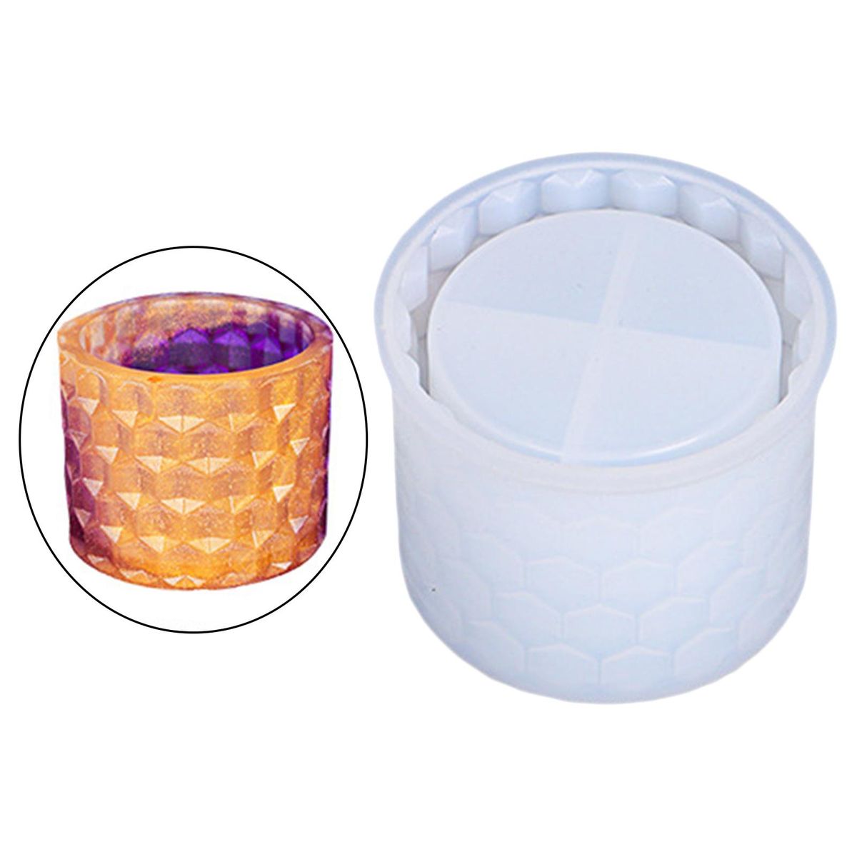 Silicone Resin Flower Pot  Succulent Plant Pot Honeycomb