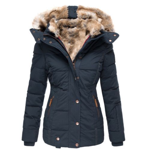 Womens Winter Lapel Button Long Trench Coat Jacket Ladies Coat