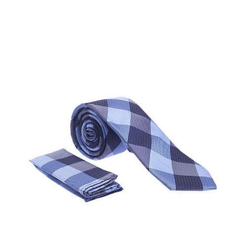 Vissioni Blue Checked Tie