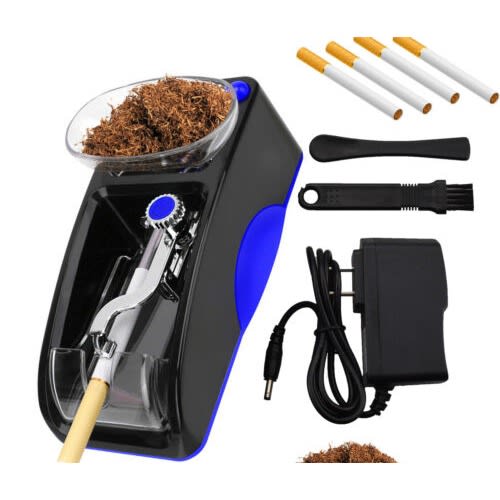 Slim Electric Cigarette Rolling Machine - Automatic Tobacco Injector Maker Roller -6.5mm -6W