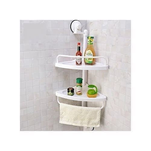 Corner Shelf Magic Suction Cup For Bathroom And Kitchen Wall