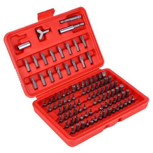 100 Pieces Chrome Vanadium Steel Household Electric Screwdriver Bits Set