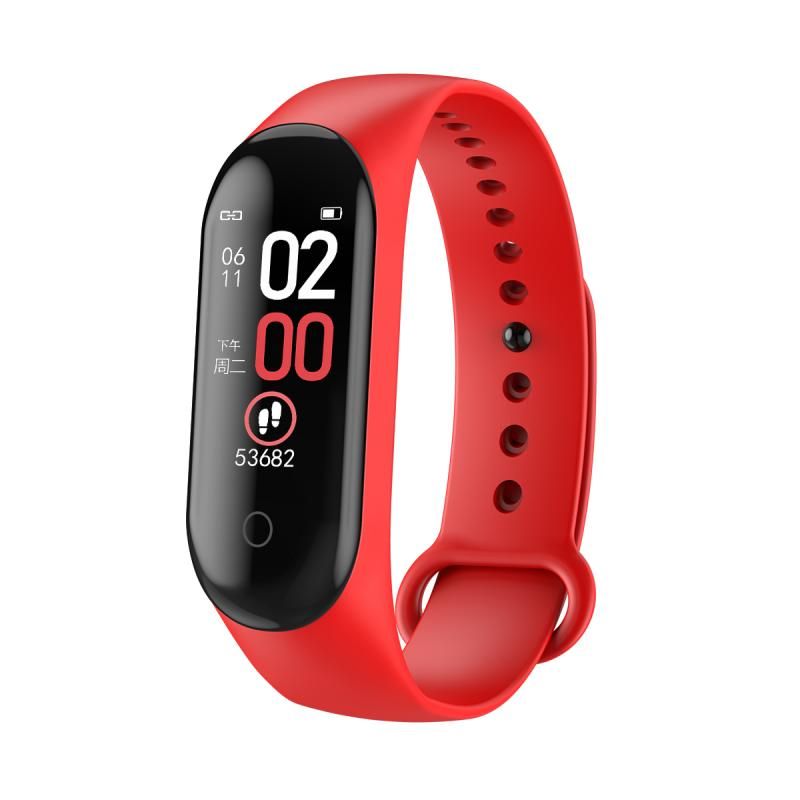Smart Watch Let Wristband Blood Pressure Fitness Tracker Heart Rate M4 Smart Band Wristband Pedometer Sports Let