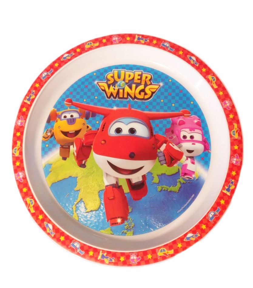 Super Wings Childrens Plastic Bowl 15cm Character Melamine